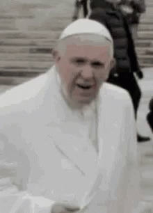 Pope No GIF - Pope No Never GIFs