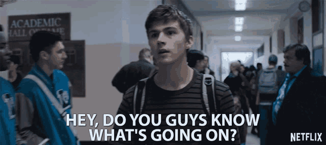 Hey Do You Guys Know Whats Going On Alex Standall GIF - Hey Do You Guys Know Whats Going On Alex Standall Miles Heizer GIFs