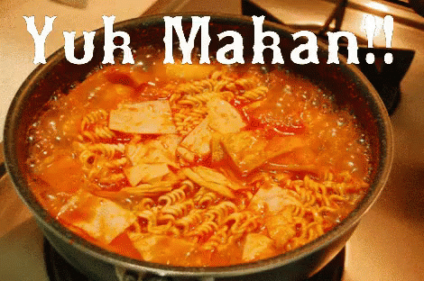 Yuk Makan GIF - Mie Rebus Ramen Kimchi GIFs