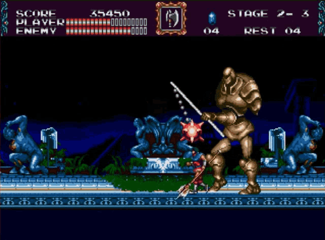 a screenshot of a video game shows a score of 35450