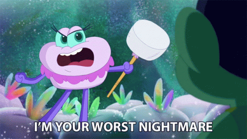 Im Your Worst Nightmare Marshtato Mary GIF - Im Your Worst Nightmare Marshtato Mary Trolls GIFs