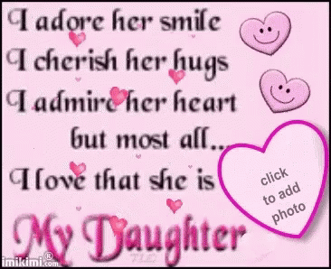 I Admire Her Smile Cherish Her Hug GIF - I Admire Her Smile Cherish Her Hug My Daughters GIFs