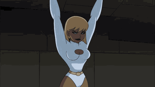 a cartoon of a woman with the words never been fitter