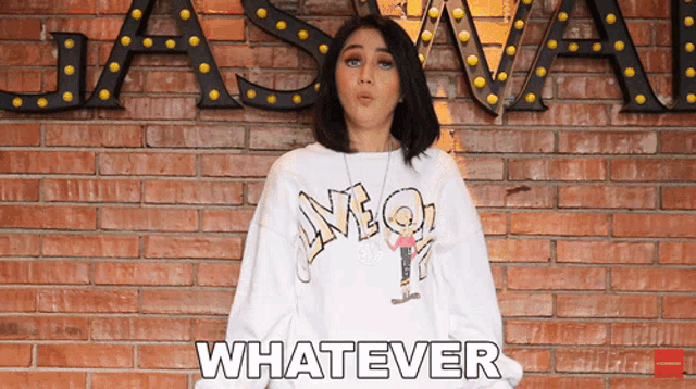 Whatever Aida Saskia GIF - Whatever Aida Saskia Aku Gak Peduli GIFs