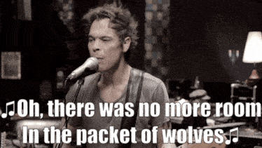 Big Wreck Band Wolves GIF - Big Wreck Band Wolves Oh There Was No More Room GIFs