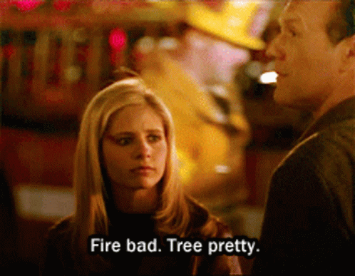 Buffythevampireslayer Fire Bad Tree Pretty GIF - Buffythevampireslayer Buffy Fire Bad Tree Pretty GIFs