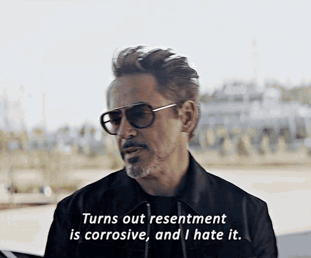 Tony Stark Turns Out Resentment Is Corrosive And I Hate It GIF - Tony Stark Turns Out Resentment Is Corrosive And I Hate It Resentment GIFs