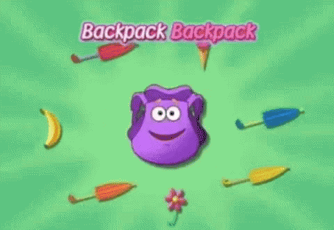 Dora The Explorer Backpack Backpack Backpack GIF - Dora Dora The Explorer Backpack GIFs