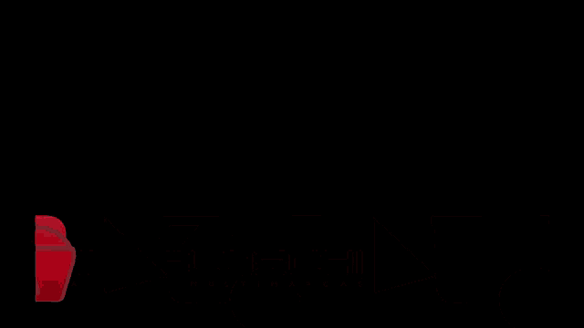 a red truck with a black stripe on the side is on a black background