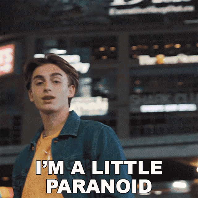 Im A Little Paranoid Johnny Orlando GIF - Im A Little Paranoid Johnny Orlando Phobias GIFs