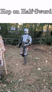 Halfsword Half Sword GIF - Halfsword Half Sword Hop On GIFs