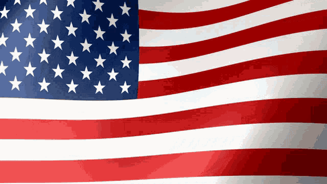 a red white and blue flag with white stars