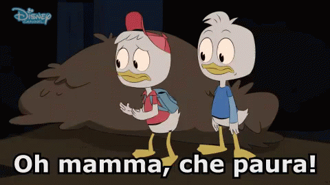 Qui Quo Qua Paperino Disney Paura Spavento Cartoni Animati GIF - Huey Dewey And Louie Disney Donald Duck GIFs