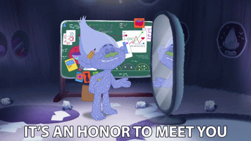 Its An Honor To Meet You Guy Diamond GIF - Its An Honor To Meet You Guy Diamond Trolls The Beat Goes On GIFs