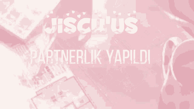 a pink background with the word jiscu ' us written on it