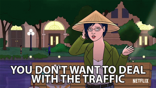 You Dont Want To Deal With The Traffic Traffic GIF - You Dont Want To Deal With The Traffic Traffic Driving GIFs