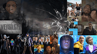 a collage of pictures with the words vergilgts on the top
