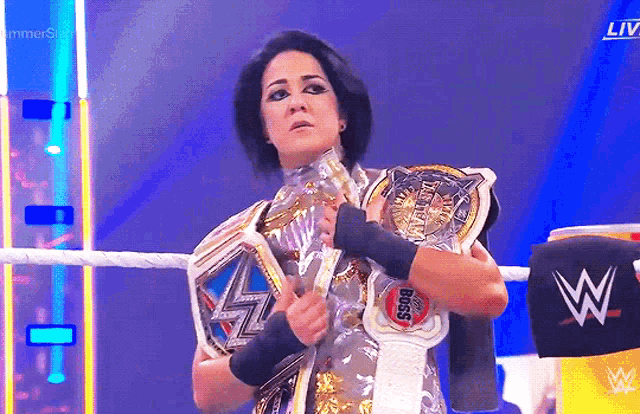 Bayley Title GIF - Bayley Title Smackdown GIFs