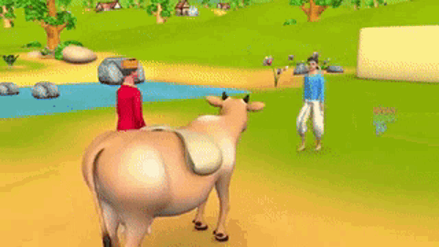 Magical Cow Story Tamil Fairytales GIF - Magical Cow Story Tamil Fairytales Tamil Stories GIFs