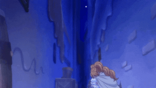 a close up of a girl 's face with tears running down her face