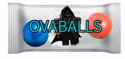 a bag of oval balls with a cartoon character on it