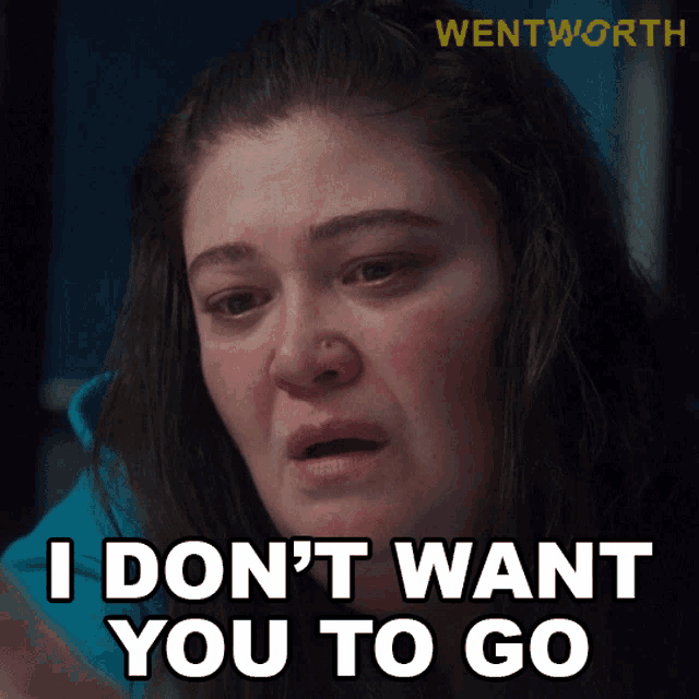 I Dont Want You To Go Sue Jenkins GIF - I Dont Want You To Go Sue Jenkins Wentworth GIFs