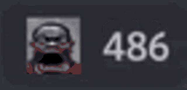 a picture of a man with his mouth open and the number 619 .