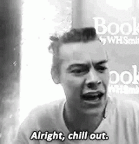 Harry Styles Chill Out GIF