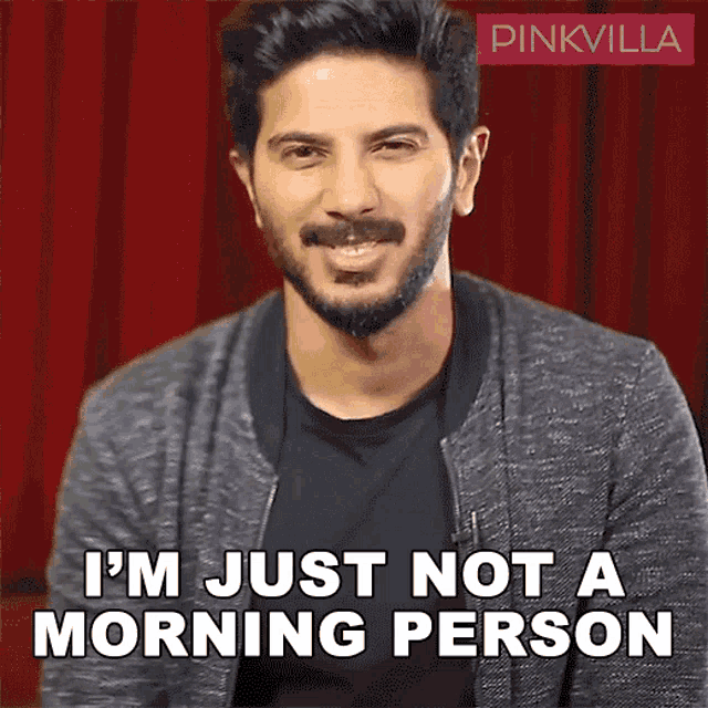 Im Just Not A Morning Person Dulquer Salmaan GIF - Im Just Not A Morning Person Dulquer Salmaan Pinkvilla GIFs
