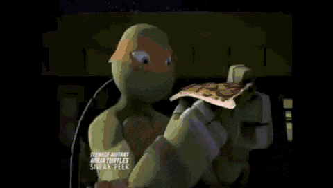 a teenage mutant ninja turtles sneak peek is shown on a screen
