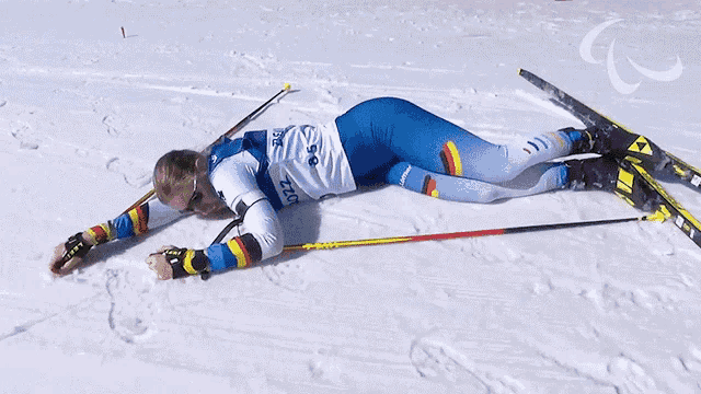 Tired Para Biathlon GIF - Tired Para Biathlon Leonie Maria Walter GIFs
