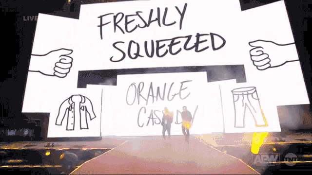 Danhausen Orange Cassidy GIF - Danhausen Orange Cassidy GIFs