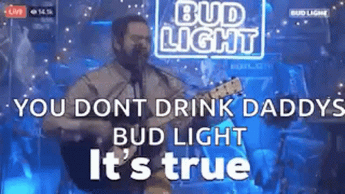 Post Malone Bud Light GIF - Post Malone Bud Light You Dont Drink Daddys Bud Light GIFs