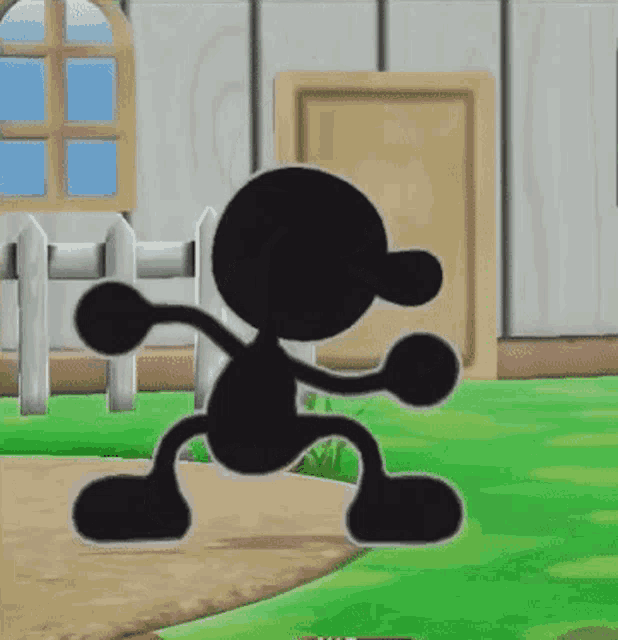 Mr Game And Watch Smash Bros GIF - Mr Game And Watch Smash Bros Super Smash Bros Ultimate GIFs