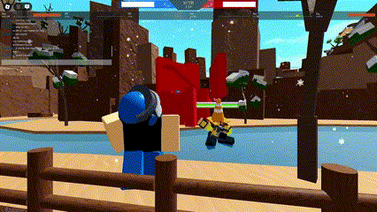 a person in a video game is standing in front of a fence