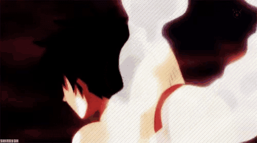 a close up of a person 's face with a smoke coming out of it .