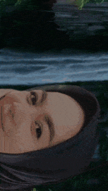 a computer generated image of a woman 's face with numbers on her face