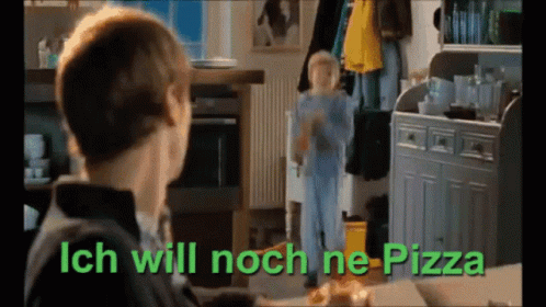 Ofenfrische I Want Another Pizza GIF - Ofenfrische I Want Another Pizza Jump GIFs