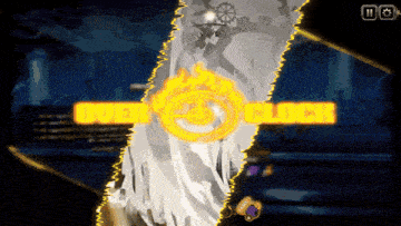 a screen shot of a video game that says over and clock