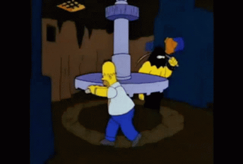 Homer Esclavo GIF - Homer Esclavo Girar GIFs