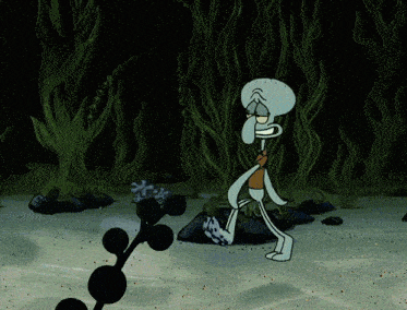 Squidward Kelp Forest GIF - Squidward Kelp Forest I Gotta Get Out Of Here GIFs