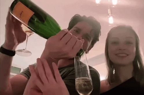 Pour Champagne GIF - Pour Champagne Cheers GIFs