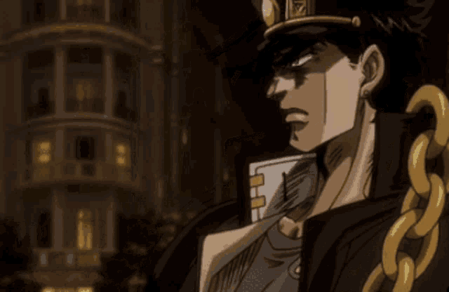 dio from jojo 's bizarre adventure is smiling and saying oh ho then come as close as you like