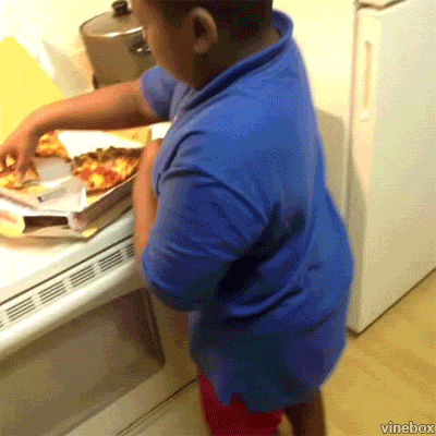 Lol Yes When Mom Brings Home Pizza... GIF - Funny Pizza Dance GIFs