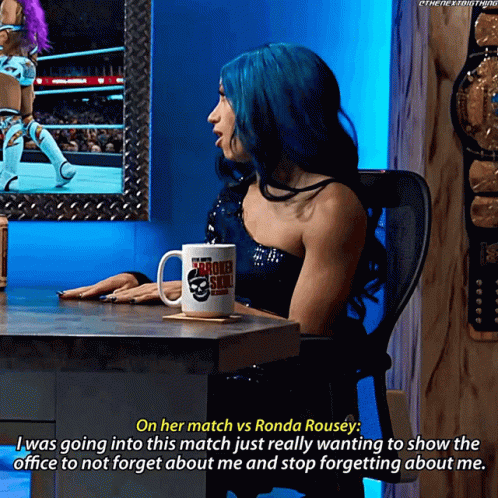 Sasha Banks Ronda Rousey GIF - Sasha Banks Ronda Rousey I Was Going Into This Match GIFs