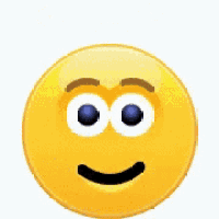 a yellow smiley face with a halo on it 's head