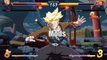 a screenshot of a video game with the word mods on the screen
