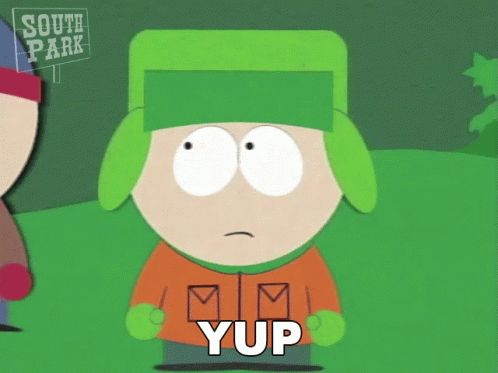 Yup Kyle Broflovski GIF - Yup Kyle Broflovski South Park GIFs