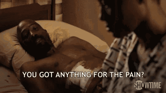 Anything For The Pain Dont Get Shot Again GIF - Anything For The Pain Dont Get Shot Again Sarcasm GIFs