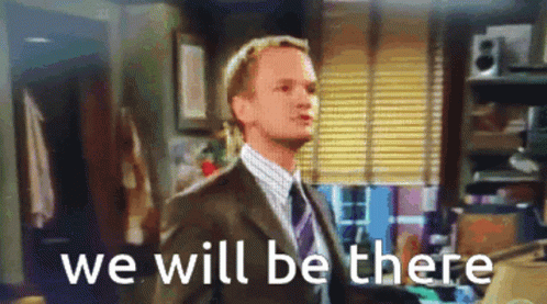 Barney We Will Be There GIF - Barney We Will Be There GIFs